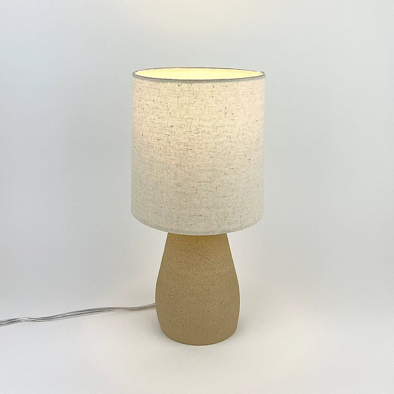 Handmade Ceramic Lamp - Oat