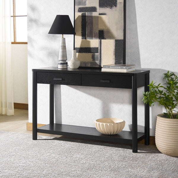 Jaylessa Wood 2 Drawer Console Table