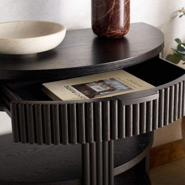Shelbie Reeded Console Table