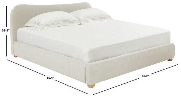 Beccarose Velvet Bed