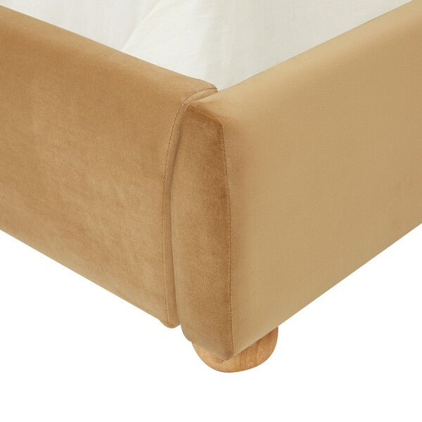 Beccarose Velvet Bed