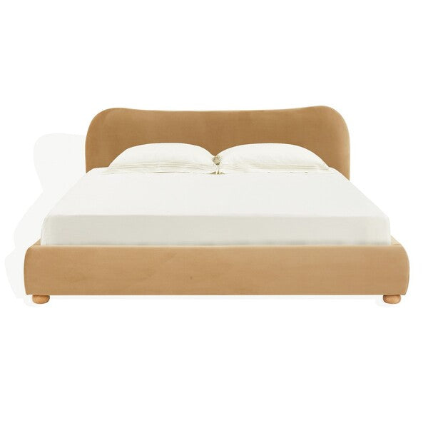 Beccarose Velvet Bed