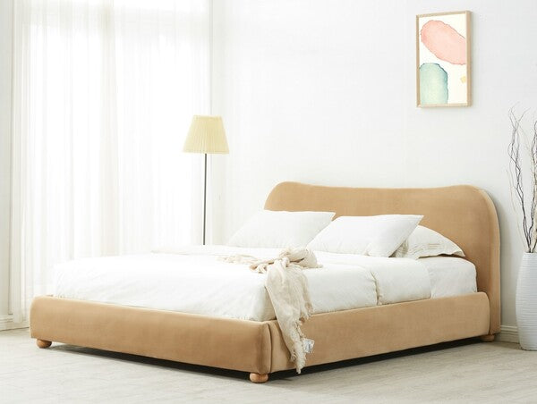 Beccarose Velvet Bed