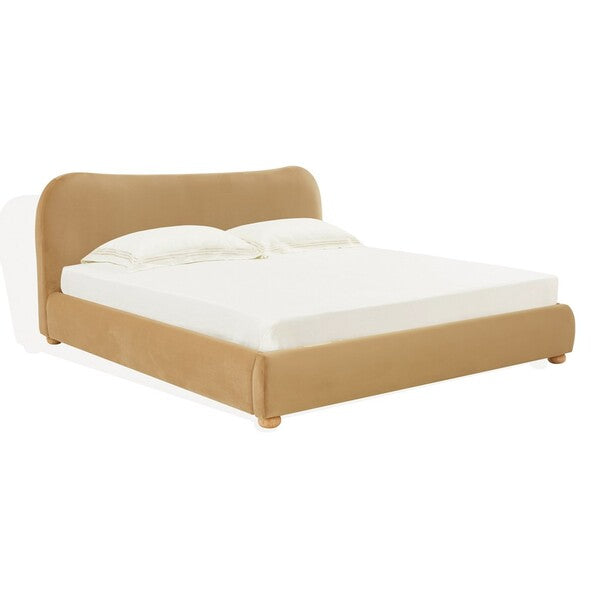 Beccarose Velvet Bed