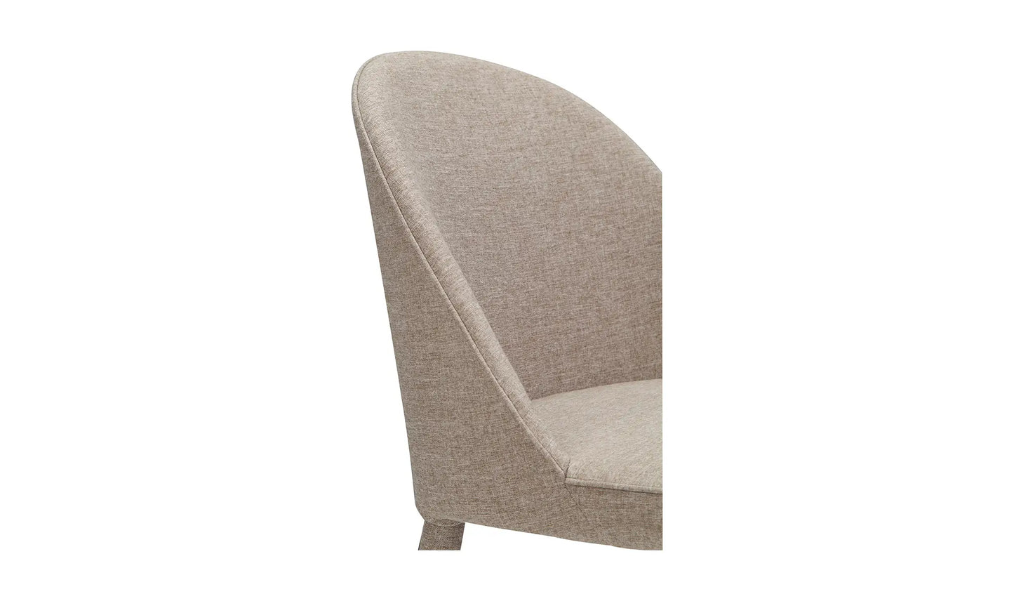 Burton Dining Chair Light Grey - Set Of Two