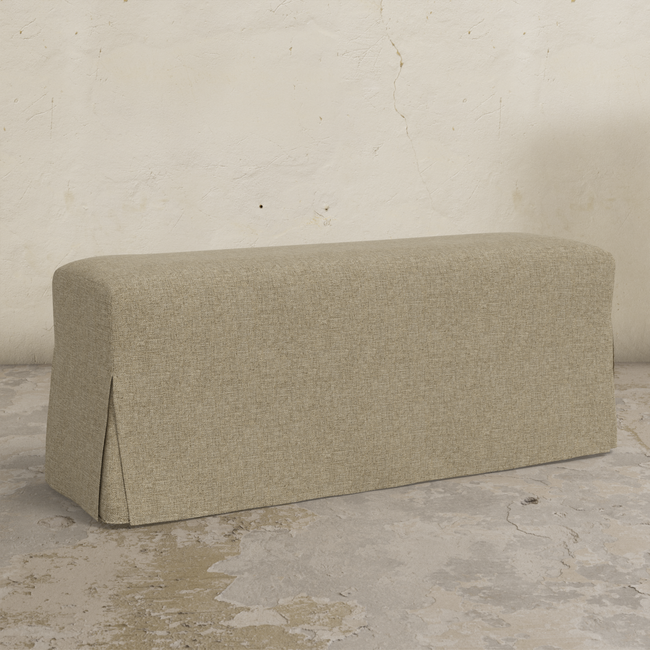 Andrea Slipcover Dining Bench