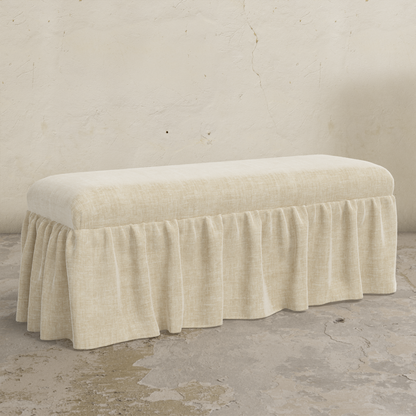 Nia Ruffle Dining Bench