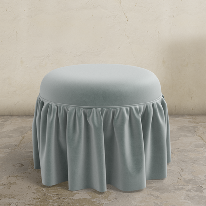 Eloise Ruffle Ottoman