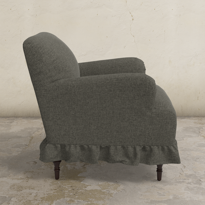 Elle Ruffle Slipcover Armchair