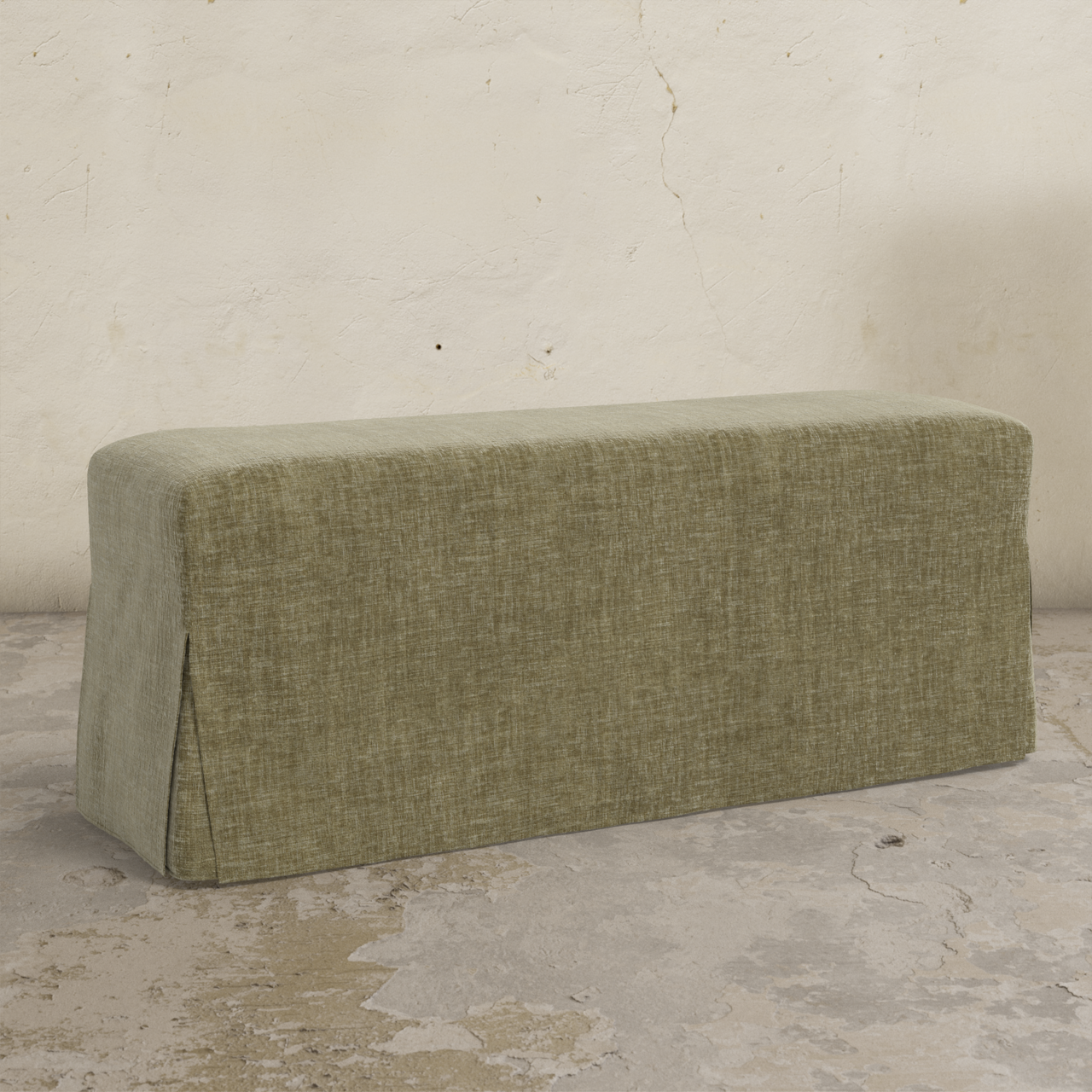 Andrea Slipcover Dining Bench