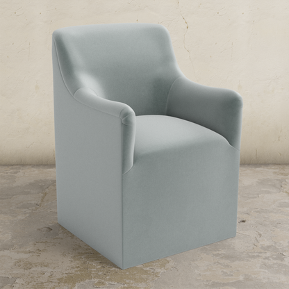 Priya Dining Armchair with Casters