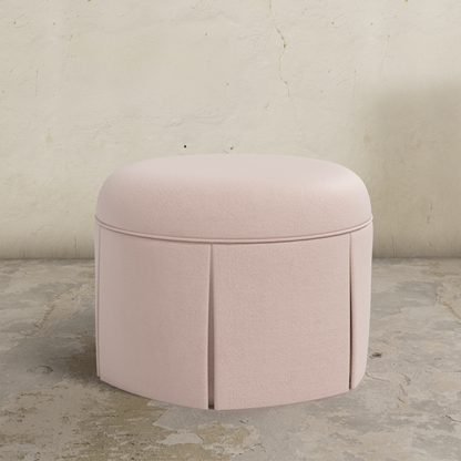 Ely Skirted Ottoman