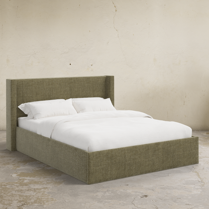 Thea 40" Wingback Platform Bed
