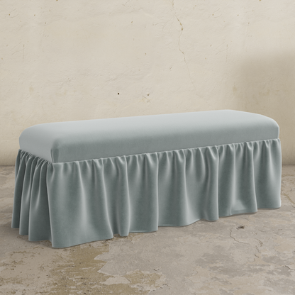 Nia Ruffle Dining Bench
