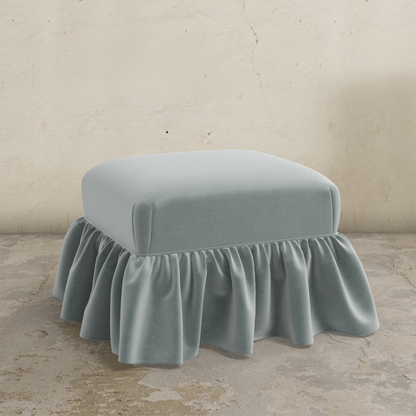 Edith Ruffle Ottoman