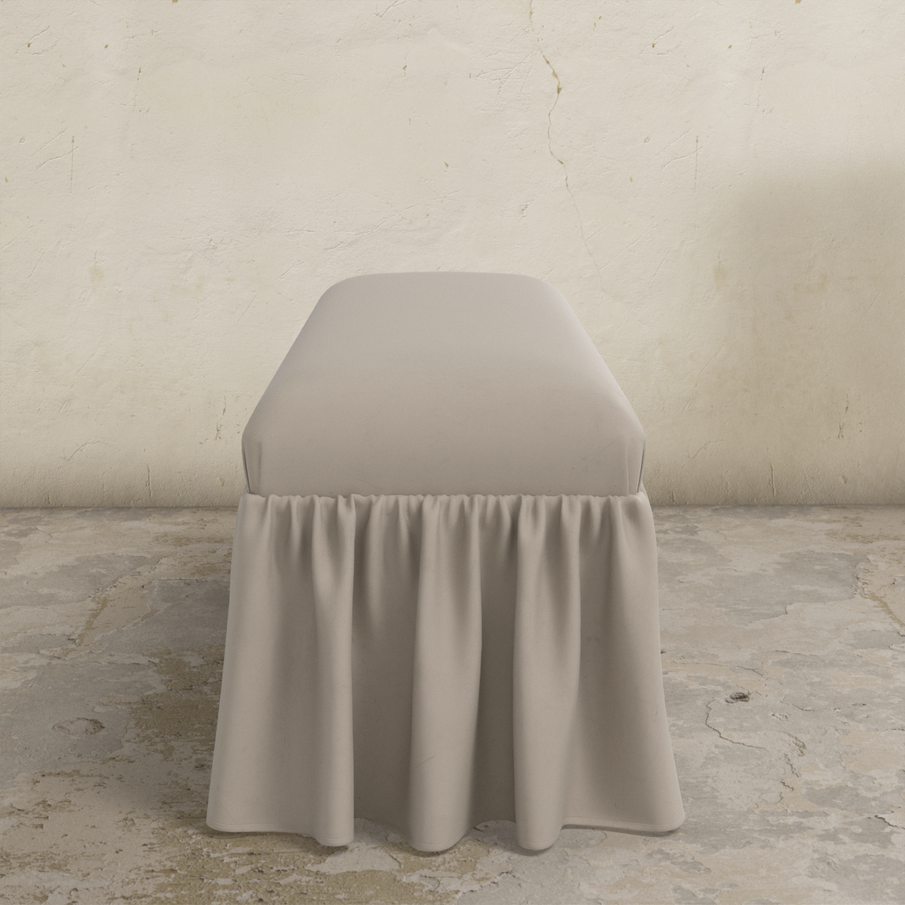 Nia Ruffle Dining Bench