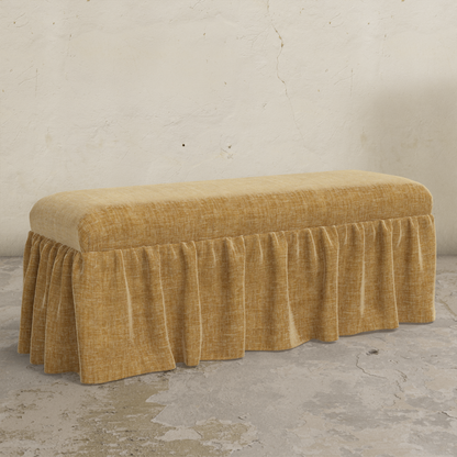 Nia Ruffle Dining Bench