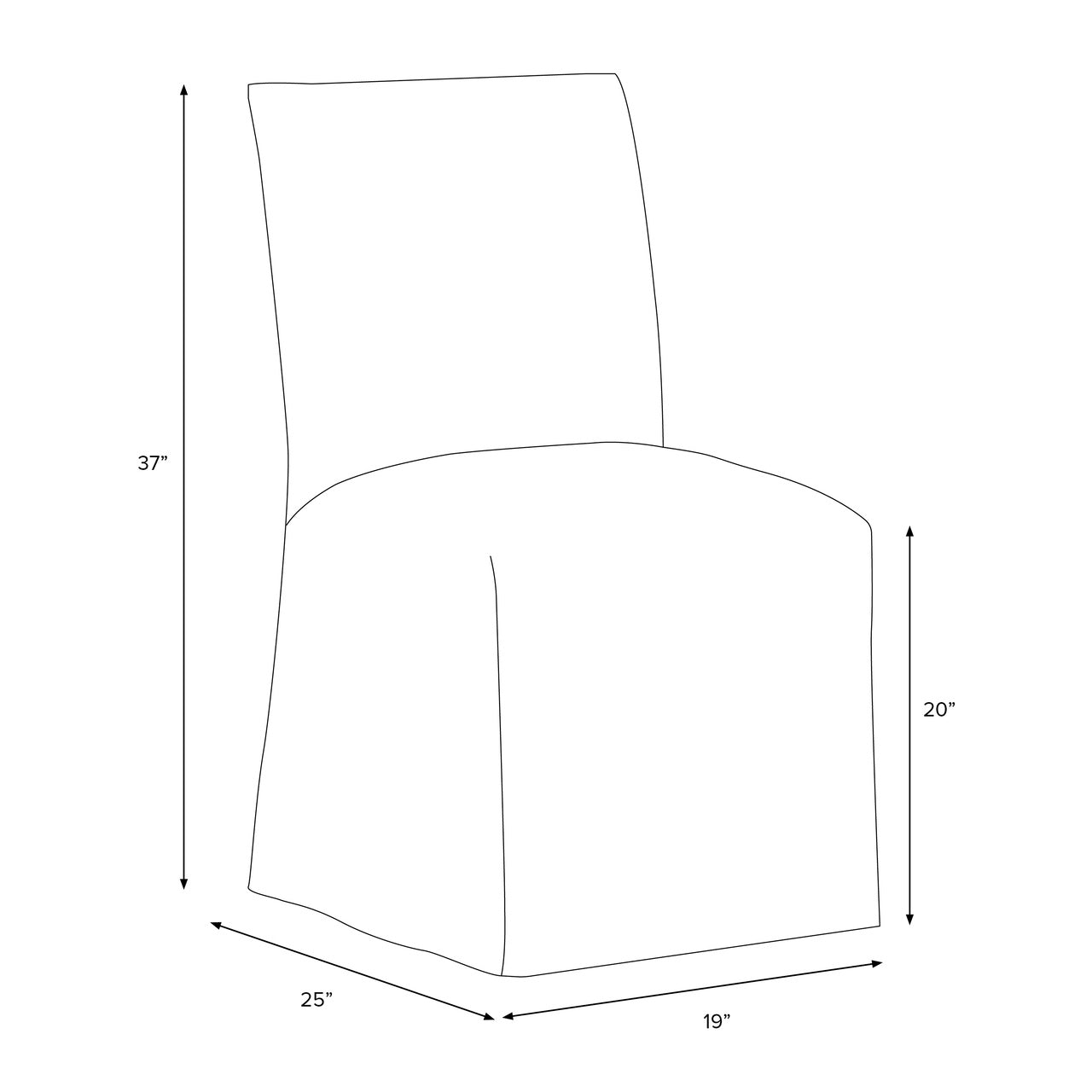 Kay Slipcover Dining Chair