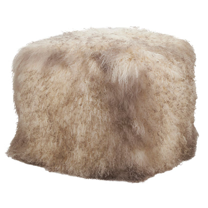 Mongolian Lamb Fur Pouf