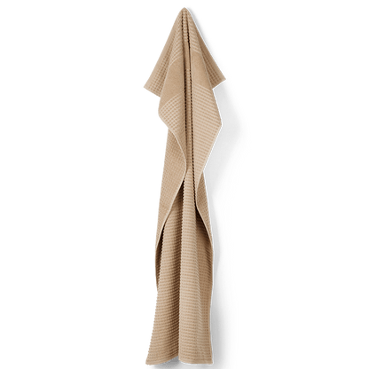 JUNA Check Bath Sheet, Sand