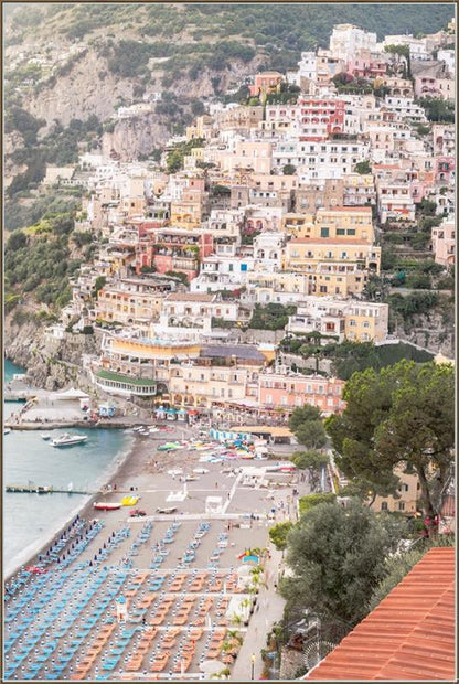 Looking over Positano