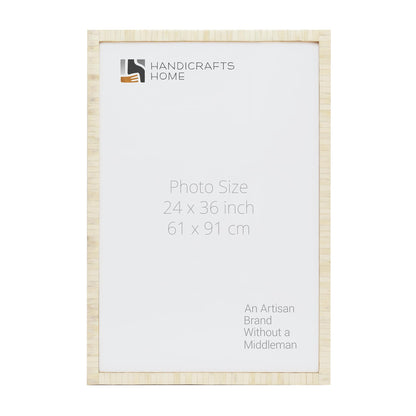 Poster Picture Frame Classic Bone Inlay in 2 Sizes, White