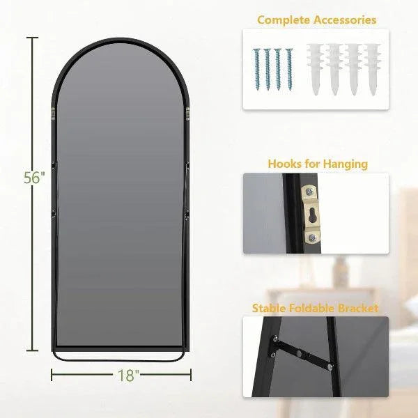 Arched Floor Mirror