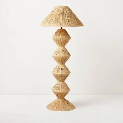Natural Floor Raffia Lampshade