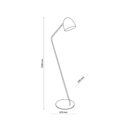Soho Black Floor Lamp