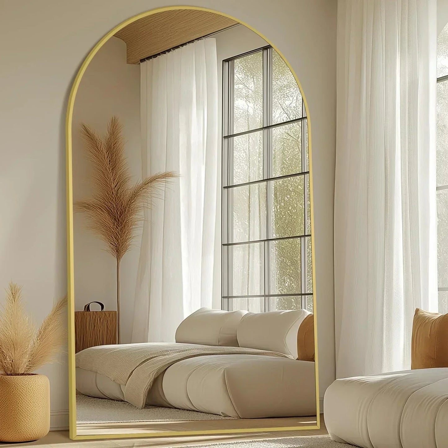 Oversized Arch Floor Mirror