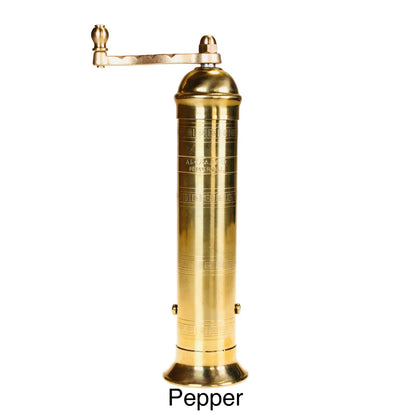 The Original Brass Mill Salt and Pepper Set