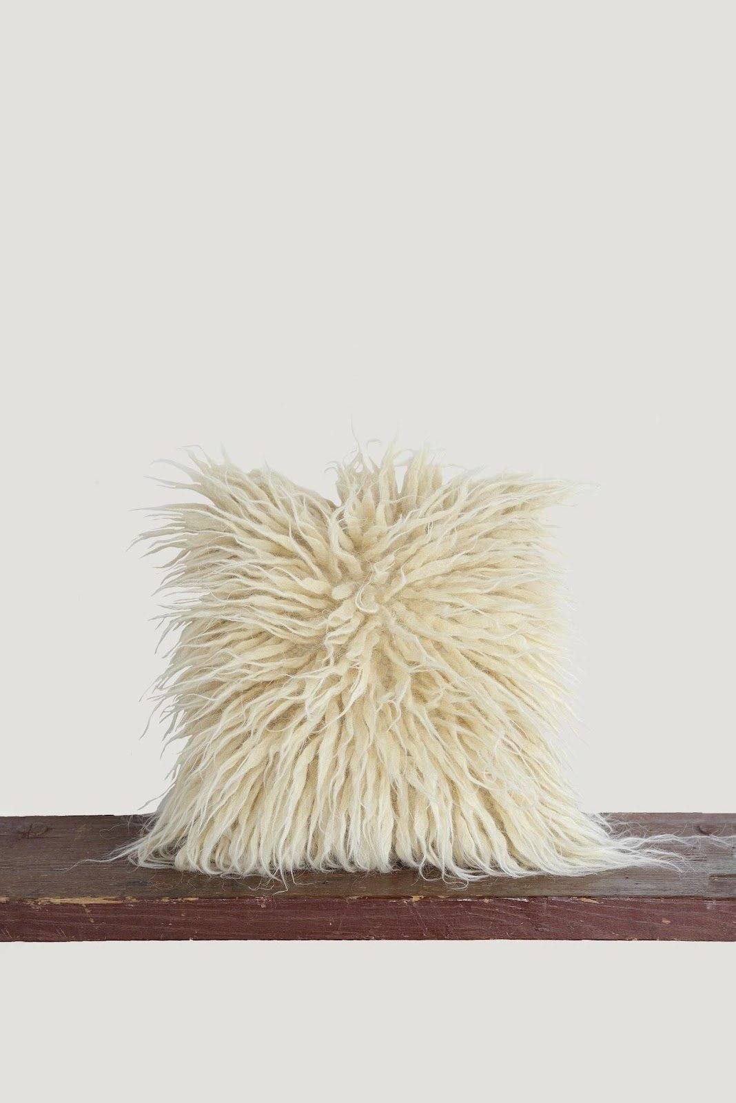 Furry Wool Pillow