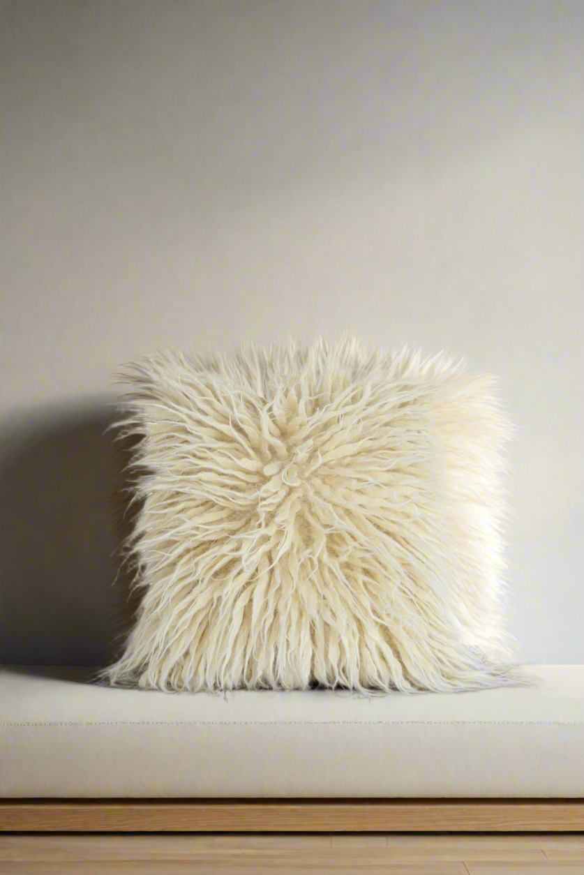 Furry Wool Pillow