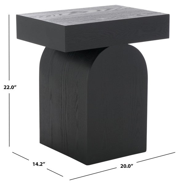 Baraki End Table - Black