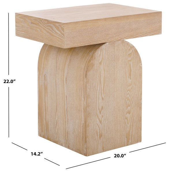 Baraki End Table - Natural