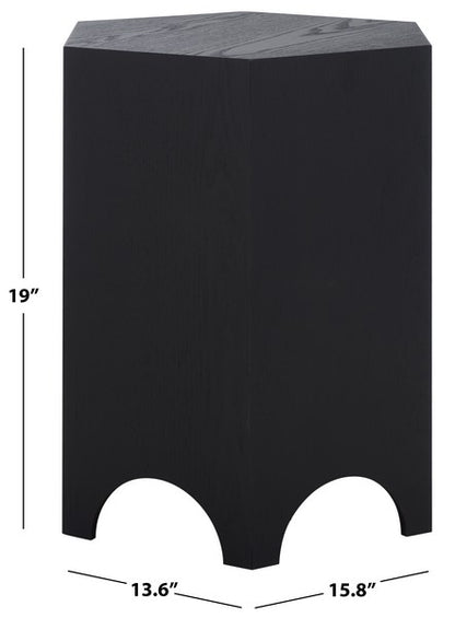 Barahan End Table- Black