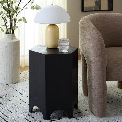 Barahan End Table- Black