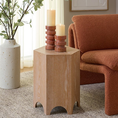 Barahan End Table - Natural