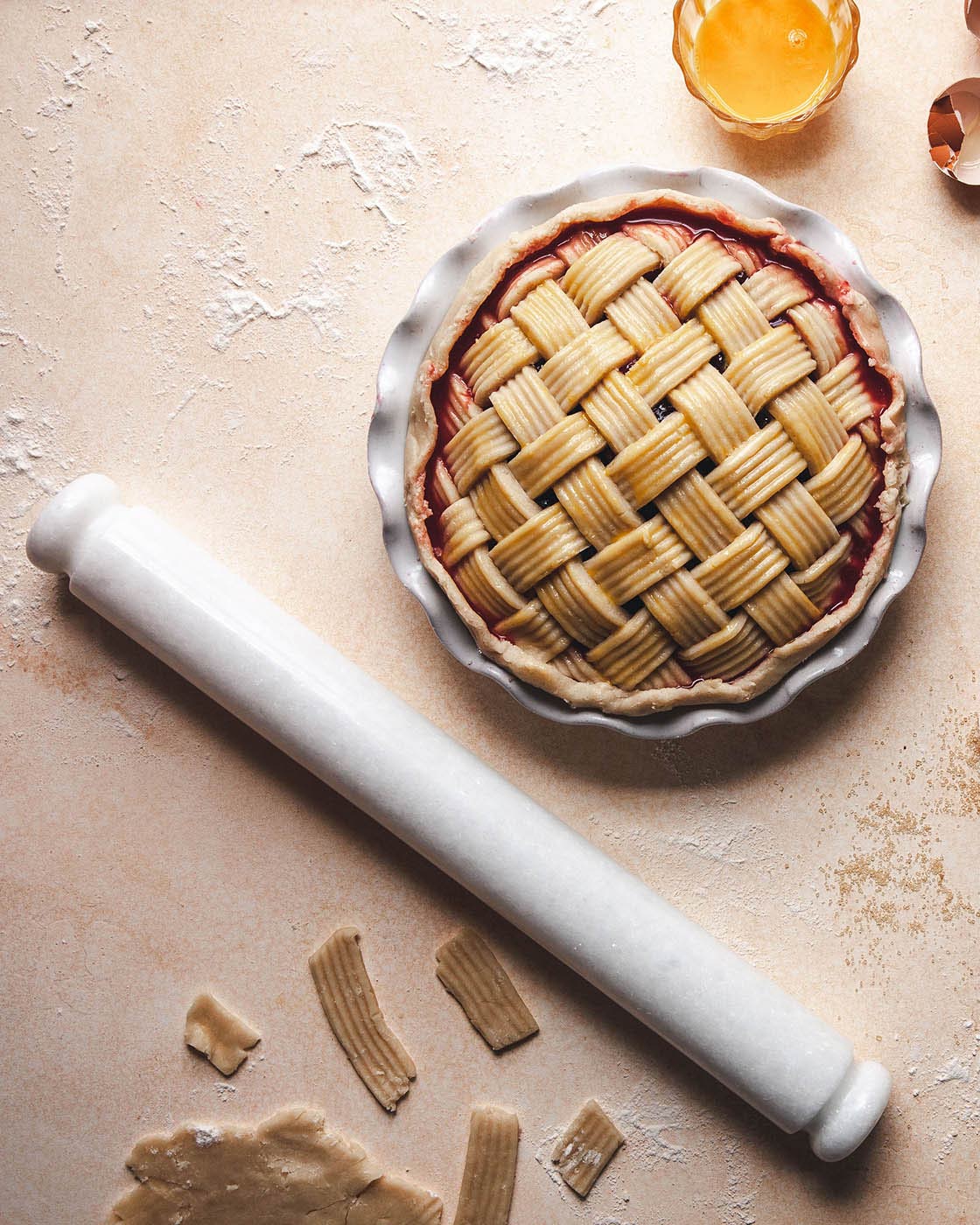 Baker's Marble Rolling Pin