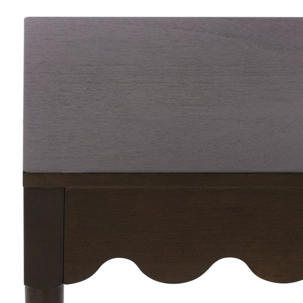 Neha Accent Table - Dark Chocolate