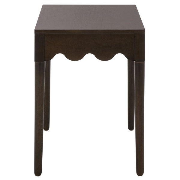 Neha Accent Table - Dark Chocolate