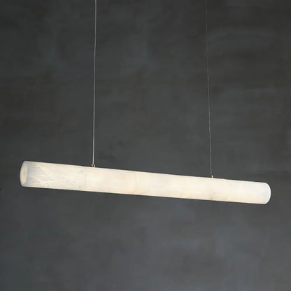 Alabaster Bamboo Linear Pendant Light