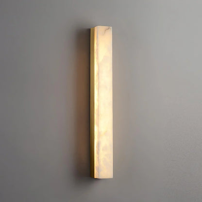 Alabaster Emerson Brass Wall Lamp