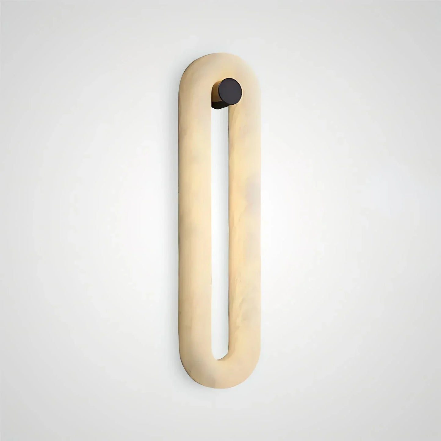Alabaster Fader Elliptical Wall Lamp