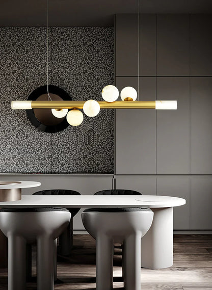 Alabaster RoMi Carrara Pendant Light