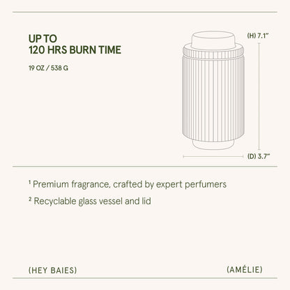 Amélie –  Hey Baies Candle