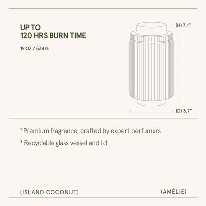 Amélie – Island Coconut Candle