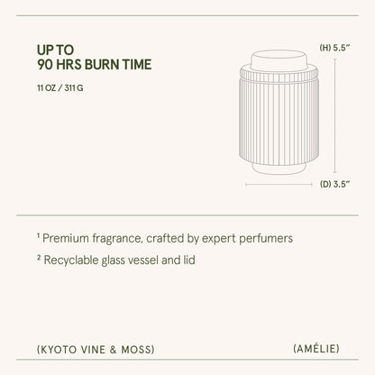 Amélie– Kyoto Vine & Moss Candle