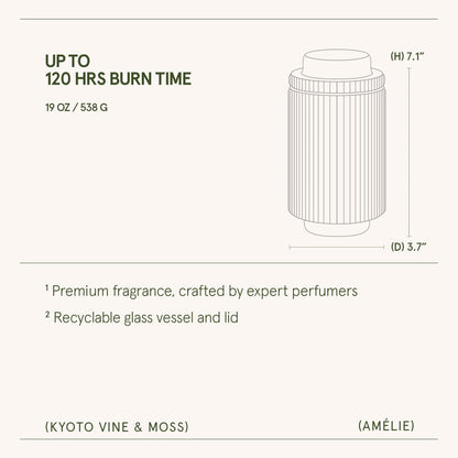 Amélie– Kyoto Vine & Moss Candle