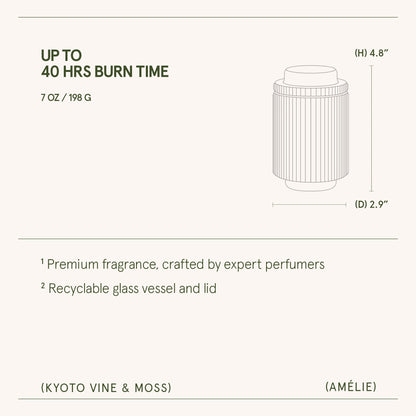 Amélie– Kyoto Vine & Moss Candle